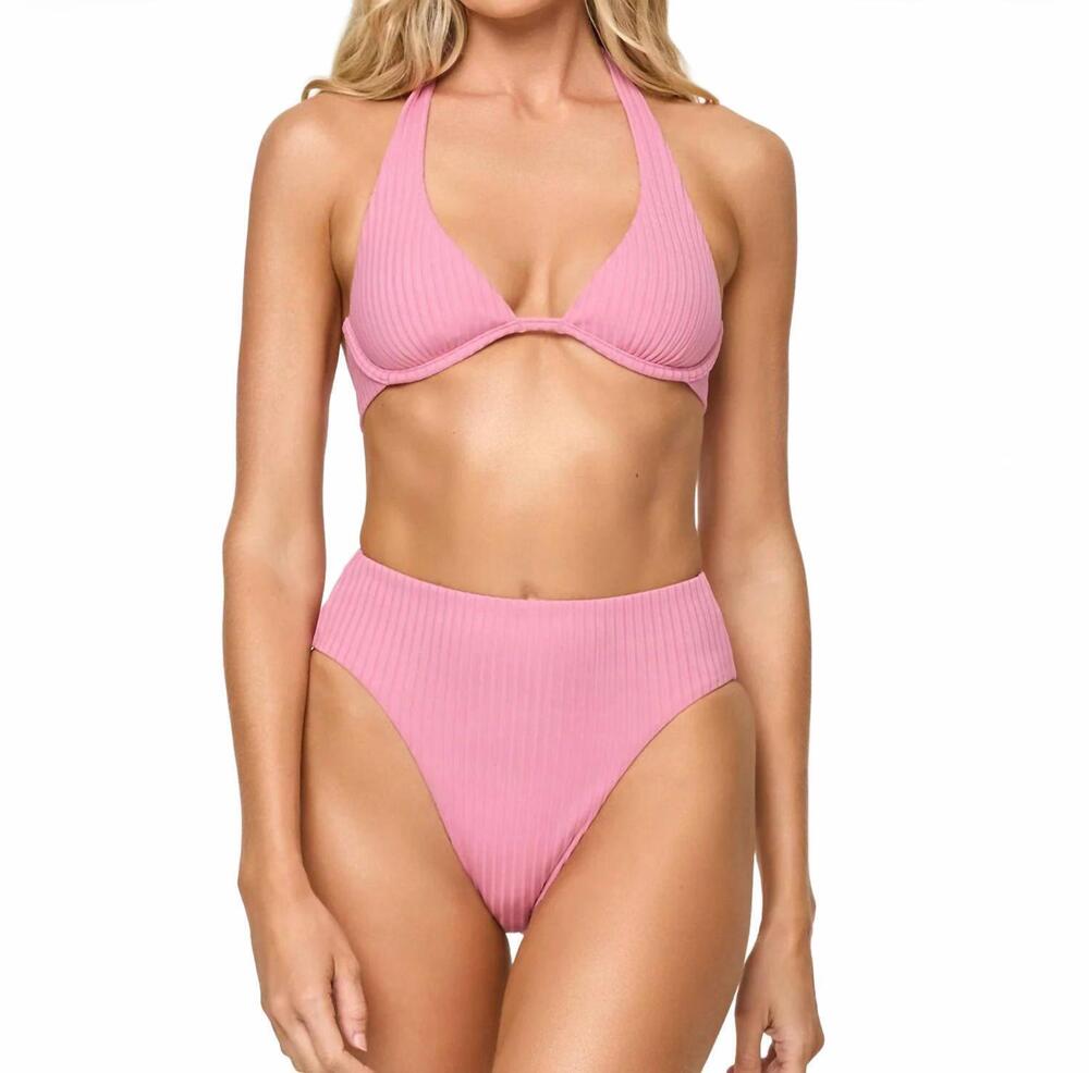 NEW L*SPACE isa bikini top in fleur